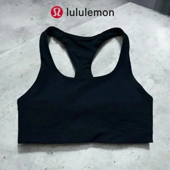 lululemon athletica Other - Lululemon, Black Racerback Bra, Size 4 🏃♀️➡️